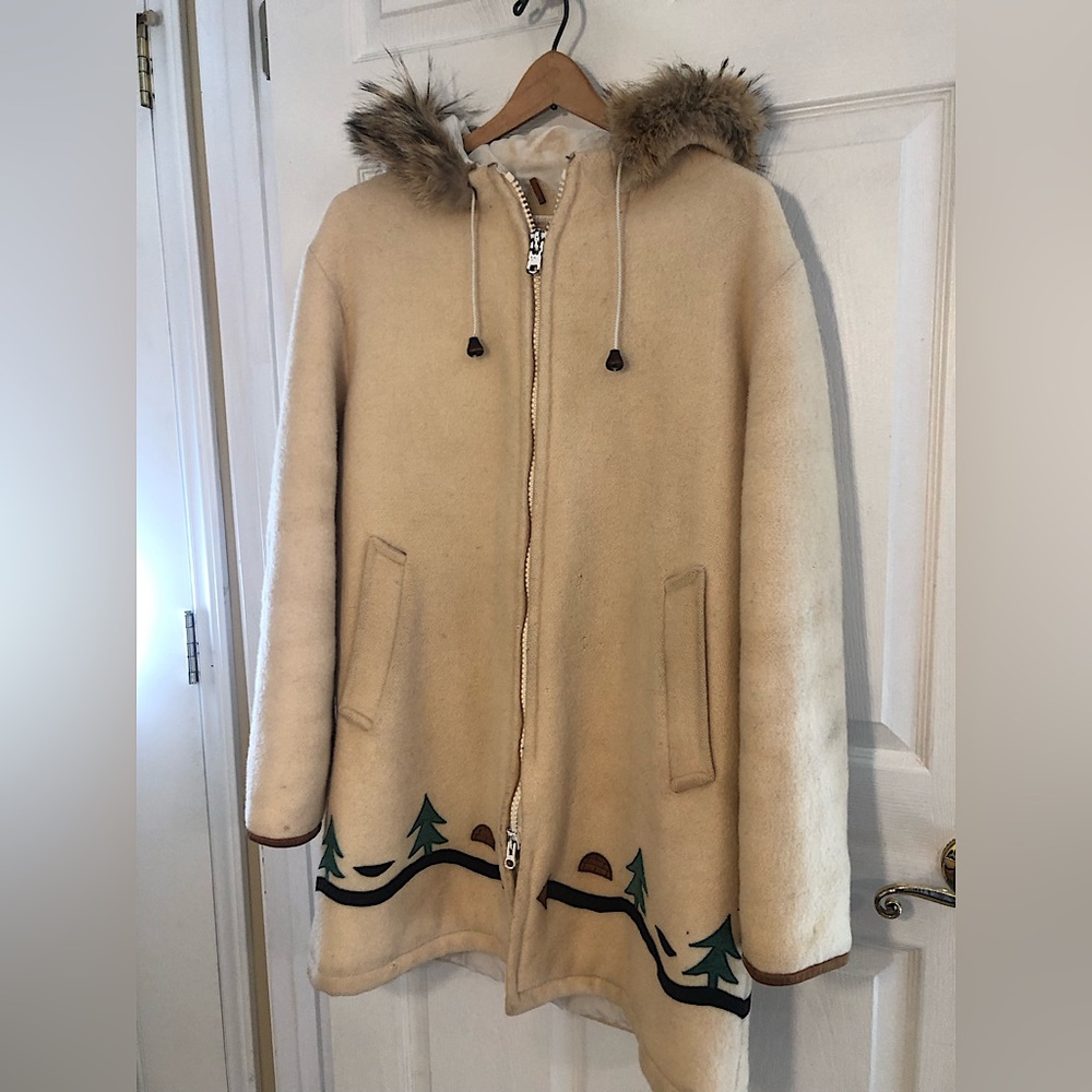 Inuit Coat Parka - Vintage 60s Hudson Bay Size Large